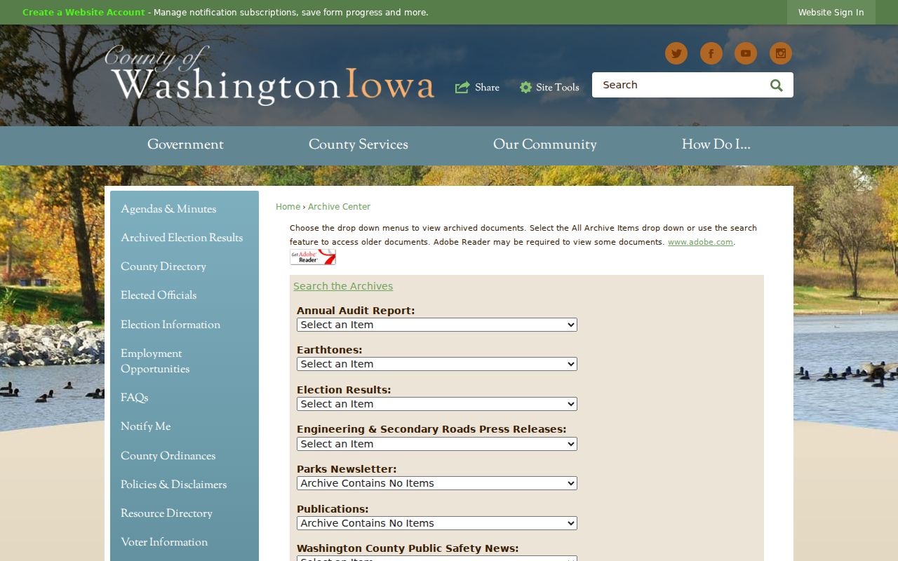 Washington County arrest warrant public safety archive search