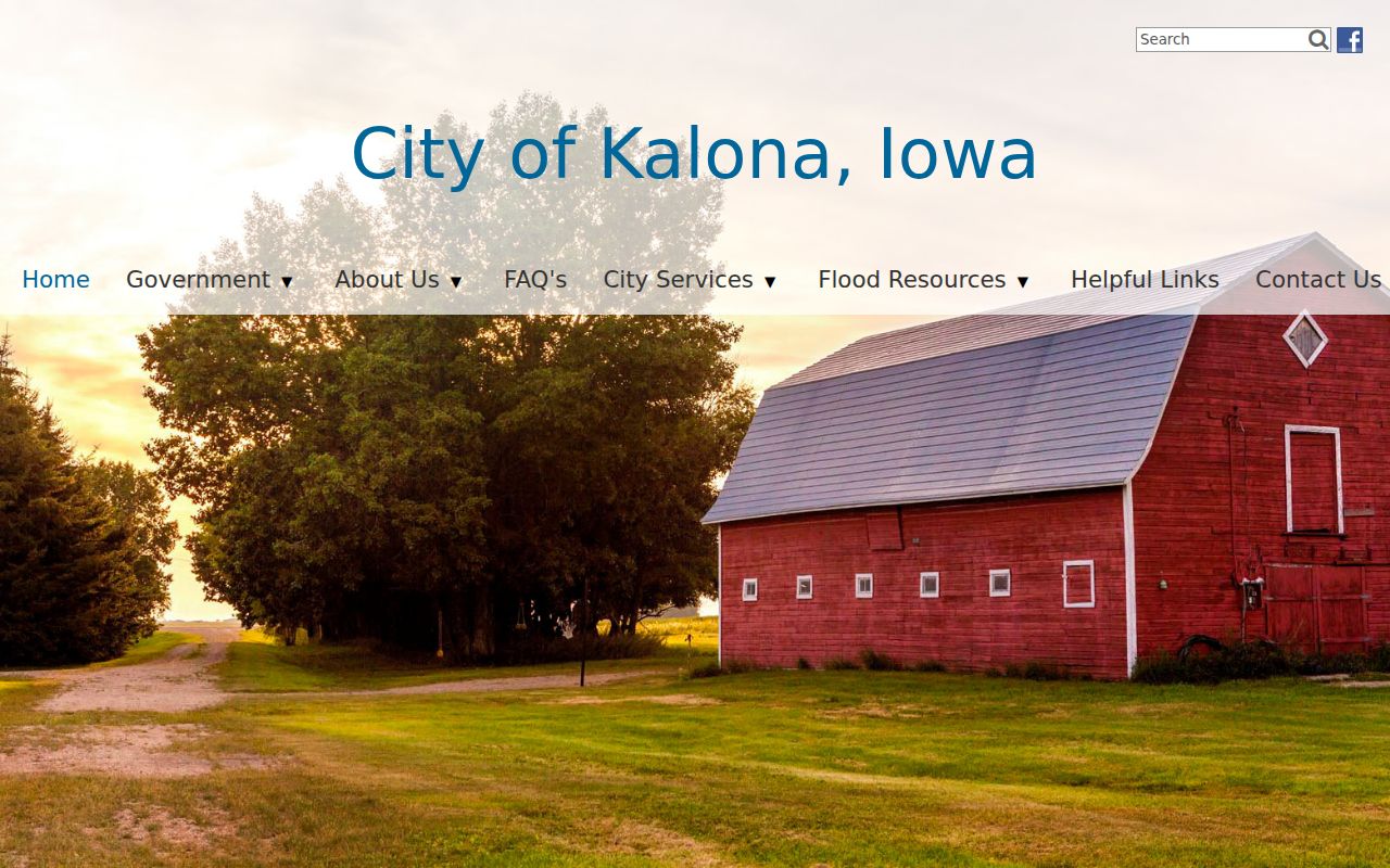 Kalona City Hall contact source distinguished from warrant clerk
